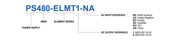 Product image for 480W ELEMENT Power Supply