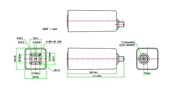 Product image for 9000X-2 Ka-Band Ext Ref LNB - DEMO
