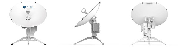 Product image for WAYFARER 0.9m Ka-Band Auto Flyaway Antenna -  Ring Focus