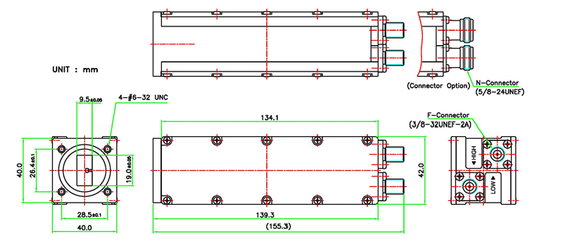 Product image for 1000 Ku-Band Simultaneous Band PLL LNB