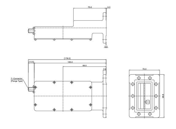 Norsat 3000 Series 3225CF C-Band Single-Band LNB