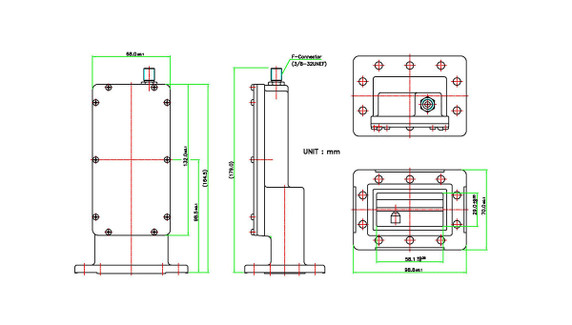 Product image for 5200 C-Band Single Band PLL LNB