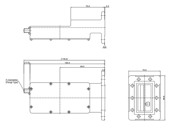 Norsat 8000 Series 8520IF C-Band Single-Band LNB