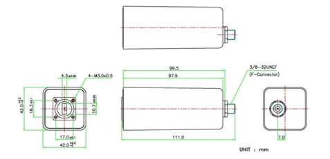 Product image for 9000 Single Band Ka-Band DRO LNB