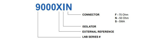 Product image for 9000 Single Band Ka-Band EXT REF LNB