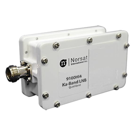 Norsat 9000 Series 9100HI4ECN Ka-Band Quad-Band LNB