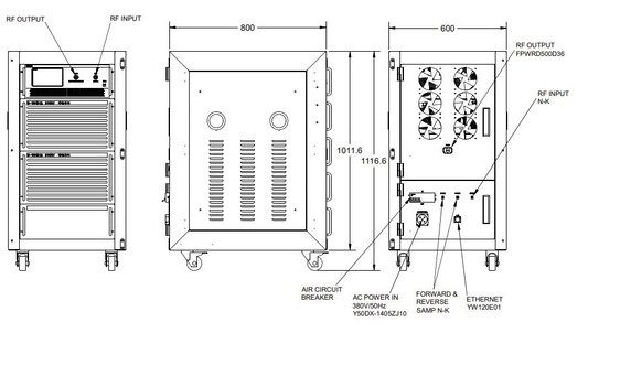 Product image for RF High Power Amplifier Systems 6 - 18 GHz