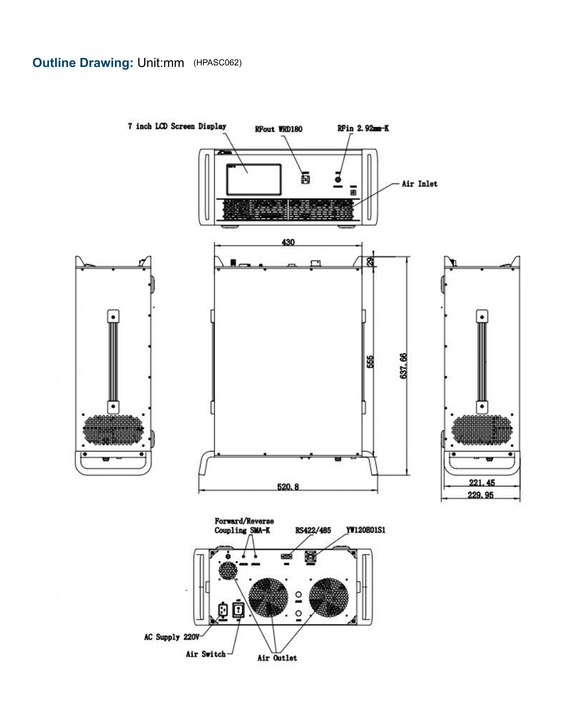 Product image for RF High Power Amplifier Systems 18 - 40 GHz