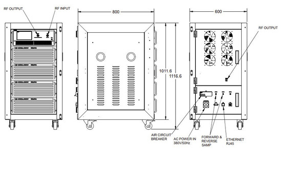 Product image for RF High Power Amplifier Systems 26.5 - 40 GHz