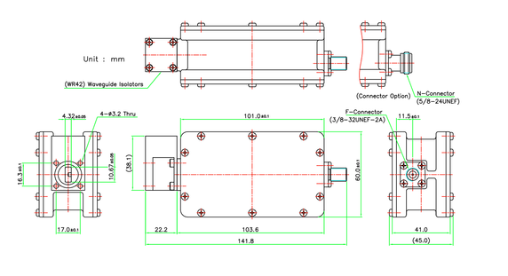 Product image for 9200 Dual-Band Ka-Band PLL LNB
