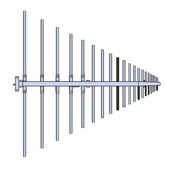 Product image for 0.03 - 3.0 GHz Logarithmic Periodic Antenna Product image for 0.03 - 3.0 GHz Logarithmic Periodic Antenna