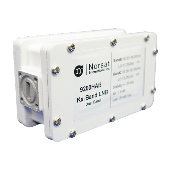 Norsat 9000 Series 9500HABF Ka-Band Dual-Band LNB