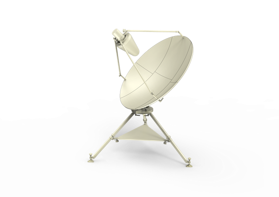 Product image for WAYFARER 1.2m Multi-Band Manual Flyaway Antenna - Feed Forward
