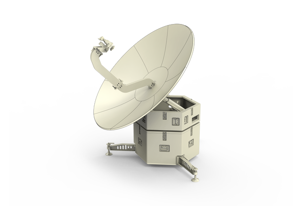 Product image for WAYFARER 1.8m X-Band Box Automatically Transportable Antenna - Feed Forward