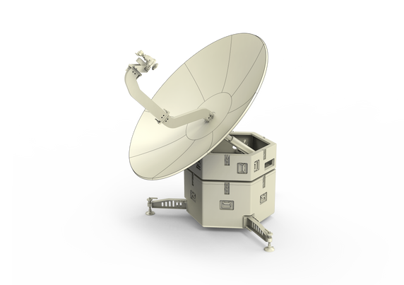 Product image for WAYFARER 1.8m Multi-Band Box Automatically Transportable Antenna - Feed Forward Product image for WAYFARER 1.8m Multi-Band Box Automatically Transportable Antenna - Feed Forward