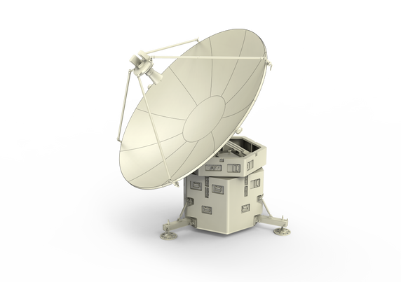 Product image for WAYFARER 2.4m Ka-Band Box Automatically Transportable Antenna - Feed Forward