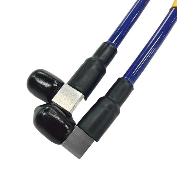 Product image for Ultra Flexible Low Loss Phase Stable Cable 10 - 26.5 GHz - SMA Right Angle Male Connector