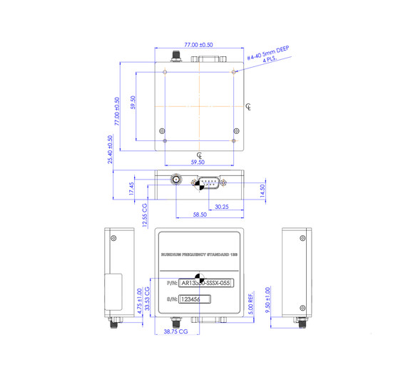 Product image for Ultra-Stable Standard Rubidium Frequency Oscillator (Improved Sensitivity)