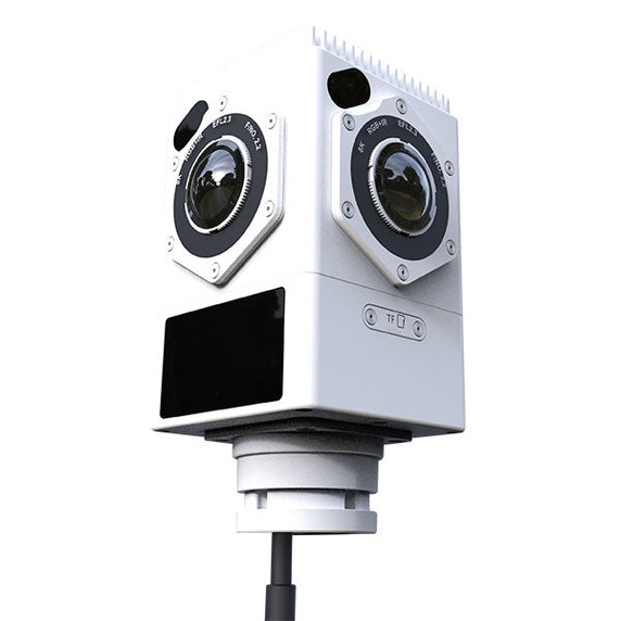 Product image for OPTIVIA 4-Lens 8K Panoramic Camera (AI + IR Fill Light, IP68)