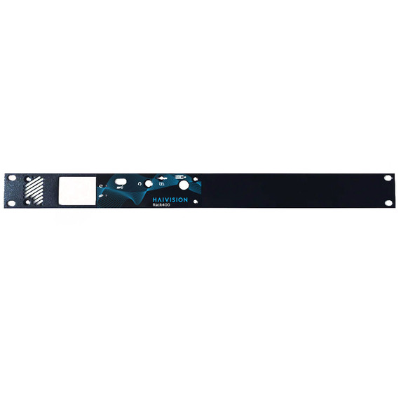 Haivision 1U front panel kit hosting one Haivision Rack400