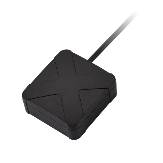 Taoglas Magma X2 GNSS L1/L5/L-Band Magnetic Mount Antenna with 2m RG-174 and SMA(M)ST