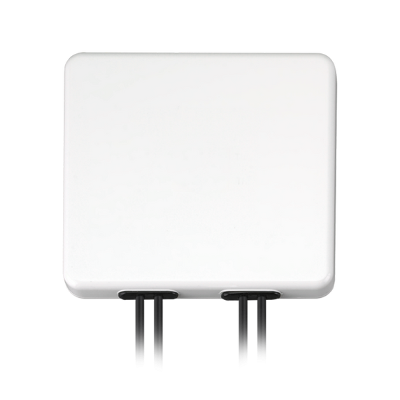 Taoglas Guardian MA961 White 4-in-1 2*LTE MIMO, 2*Wi-Fi MIMO Adhesive Mount Antenna