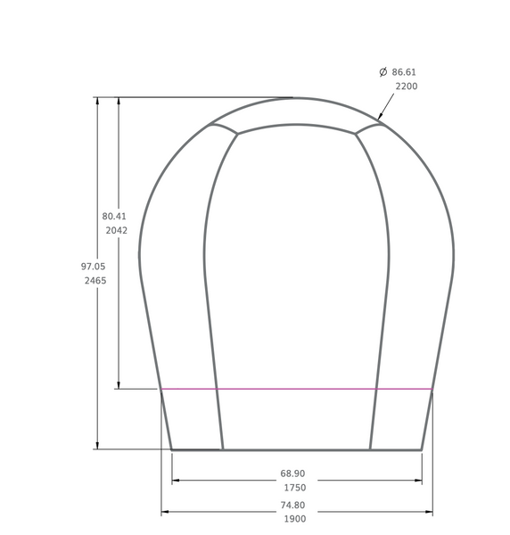 Infinite Technologies Terrestrial Radome 2.2 Meter