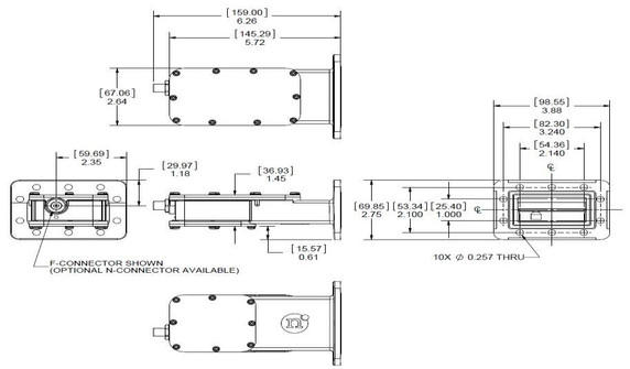 Product image for C-band Single Band PLL LNB