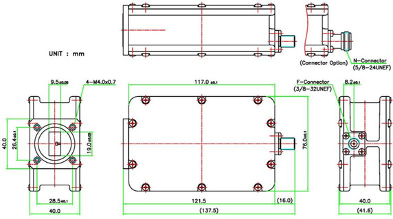 Product image for Ku-Band Single Band PLL LNB