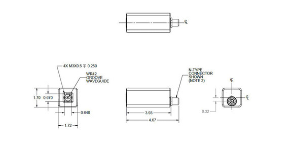 Product image for 7000 Single-Band Ka-Band PLL LNB