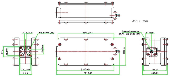 Product image for 9000 Single-Band Ka-Band EXT REF LNB