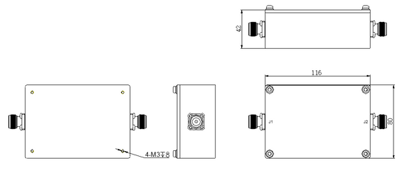 Product image for Bandpass Filter 1243-1315MHz