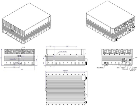 Product image for 100W Ka-Band BUC