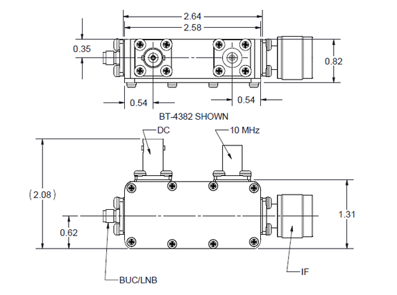 Product image for Bias Tee  BT-4100 Series