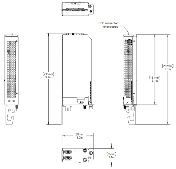Product image for Fiber Transceiver, Chassis Plug-in