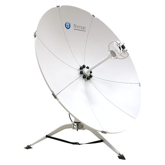 Product image for WAYFARER 1.2m Ku-Band Manual Flyaway Antenna - Ring Focus DEMO