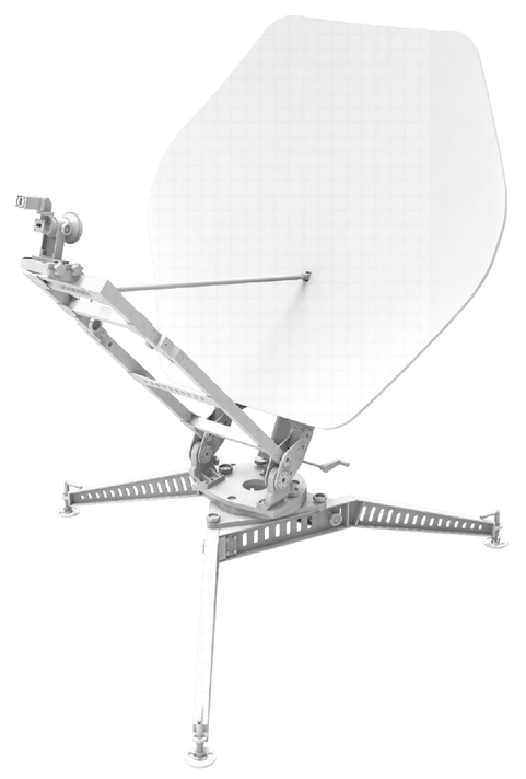 Product image for WAYFARER 1.5m Ku-Band Manual Flyaway Antenna - Single Offset