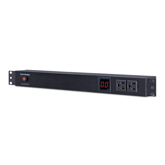 CyberPower PDU15M2F10R 12-Outlet (2 Front, 10 Rear), Rack Mount Metered Power Distribution Unit (PDU)