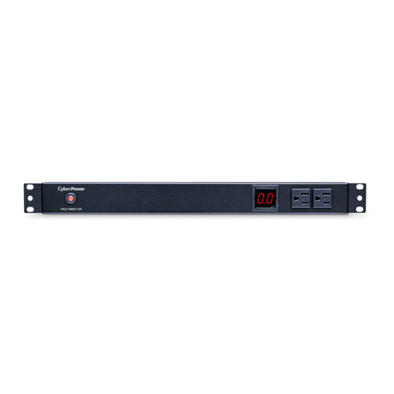 CyberPower PDU15M2F10R 12-Outlet (2 Front, 10 Rear), Rack Mount Metered Power Distribution Unit (PDU)