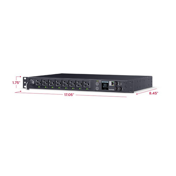 CyberPower PDU41021 1U Rack Mount, Switched Power Distribution Unit (PDU)