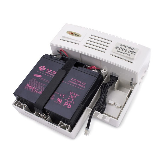 CyberPower CS20A-EBP Indoor Extended Battery Pack, 20Ah, 12V