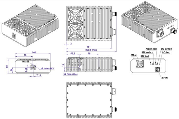 Product image for 6W Ka-Band BUC BUC-100377