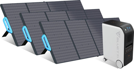 Sunslice Bluetti EP500PRO - 5.1kWh - 3'000W Home Off-Grid Solar Generator