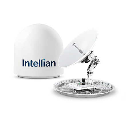 Intellian v100NX 1M Ku- Ka- Dual Band GEO/MEO/LEO VSAT Terminal