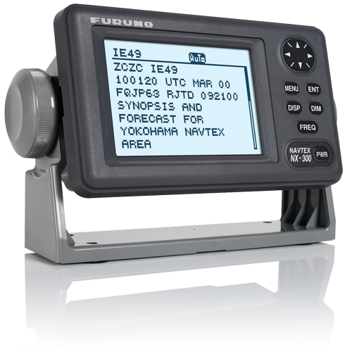 Furuno NX300 8-Line, 4.5 Inch Monochrome LCD Display, Paperless NAVTEX Receiver (Non-SOLAS)