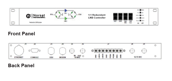 Norsat LNA Redundant Switch System RSLNAC11R3