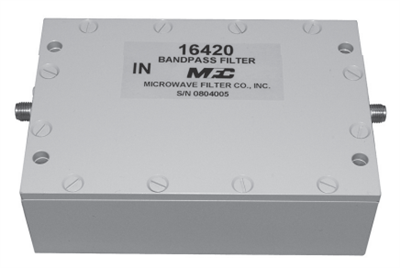 Microwave Filter Company 16420 ISM (2.4 GHz) Full Band Bandpass Filters