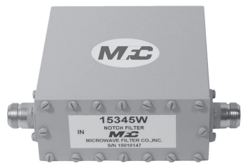 Microwave Filter Company 15345W ISM (900 MHz) Notch Filter