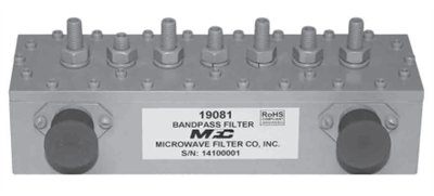 Microwave Filter Company 19081 GSM 1800 Partial Band Receive Filter
