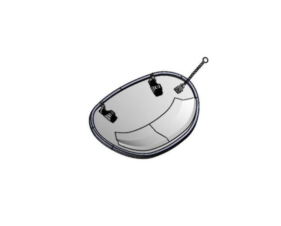 Cobham S-129456-6 Radome Door Assy, 60 in, Smooth, Danish Navy Grey